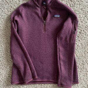 Patagonia Women's Plum Half-Zip Sweater